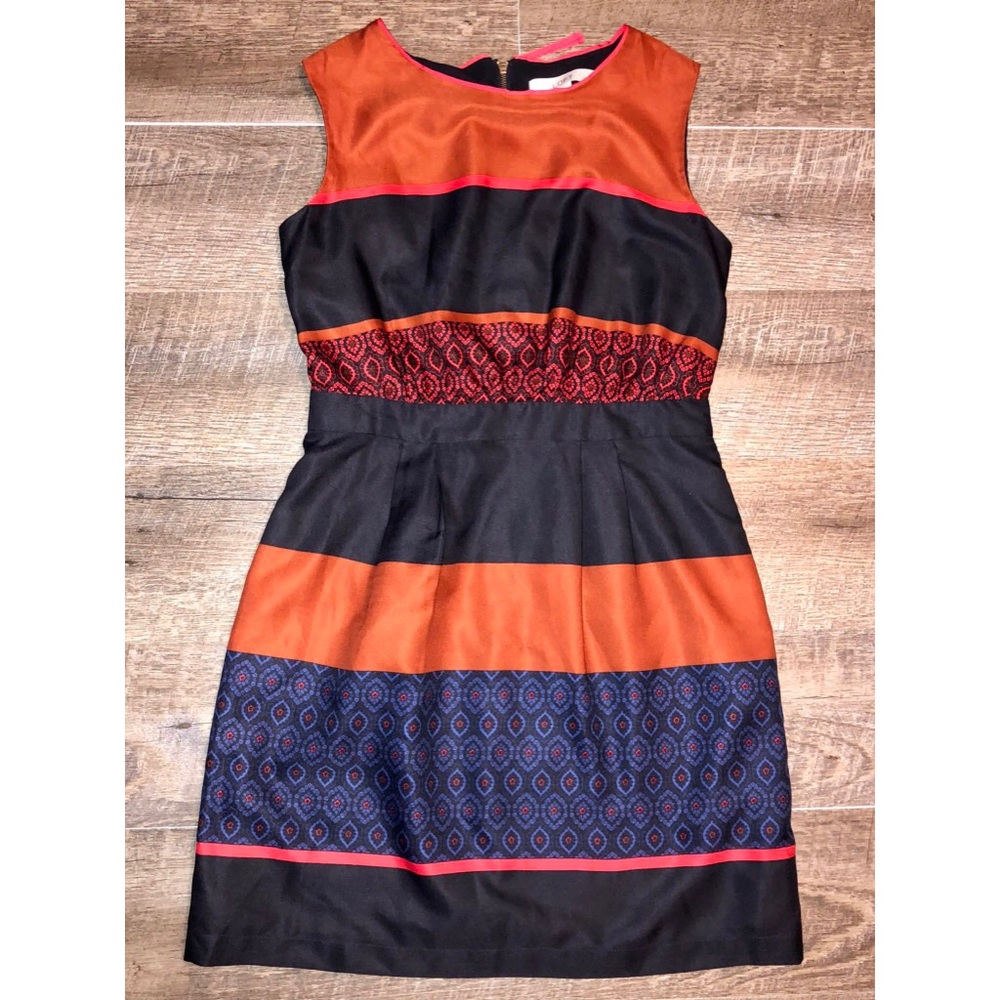 LOFT Mosaic Colorblock Dress! Size 2P